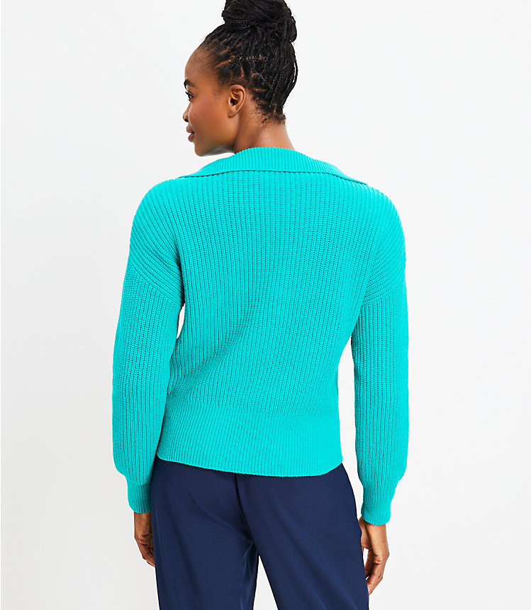 Lou & Grey Half Zip Sweater image number 2