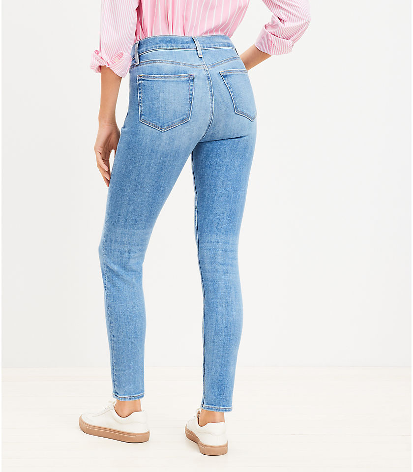 High Rise Skinny Jeans in Classic Mid Wash