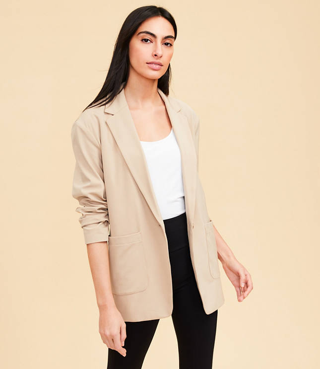 Lou & Grey Oversized Heavyweight Luvstretch Blazer