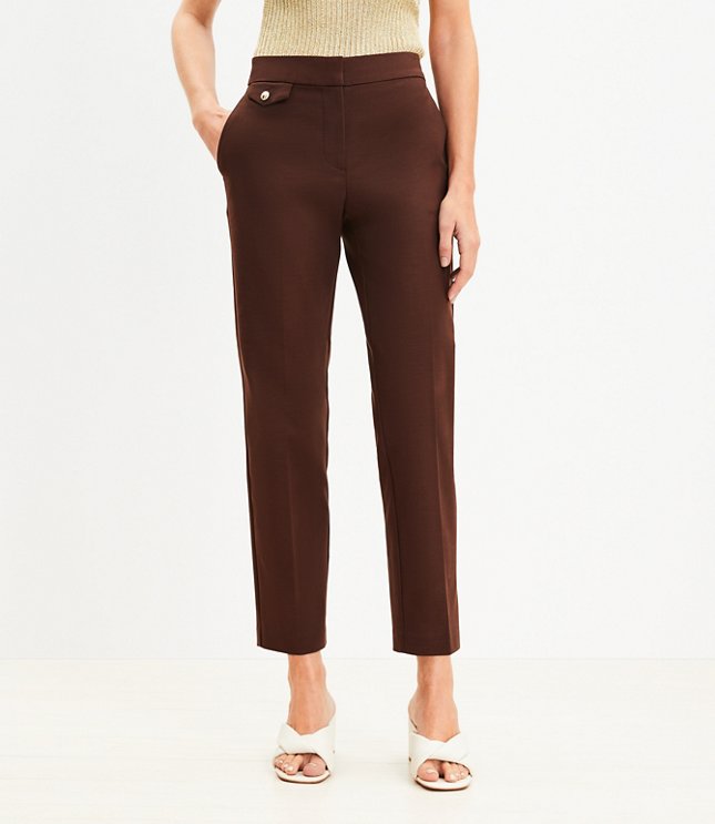 Coin Pocket Riviera Slim Pants in Doubleweave