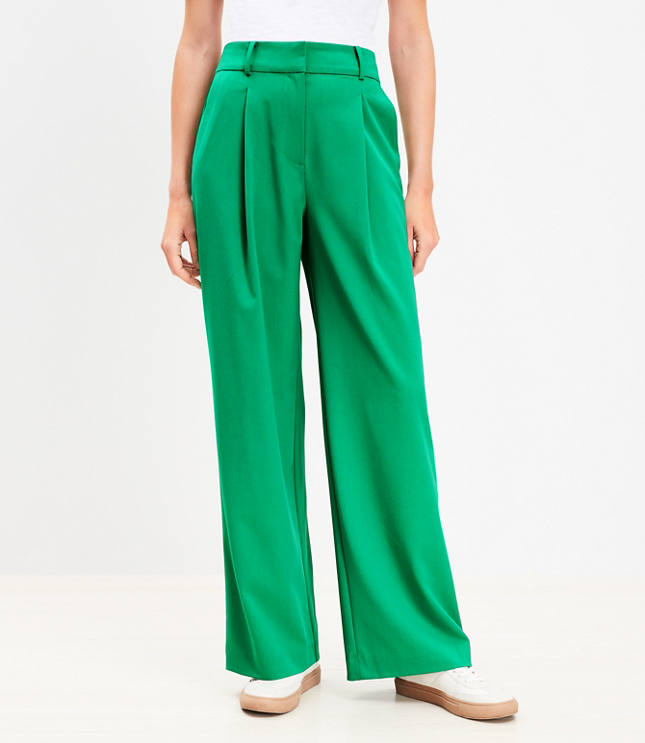 Women's Green Pants Loft