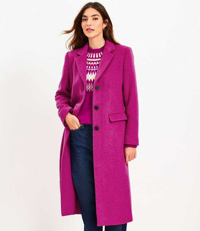 Loft wool outlet coat