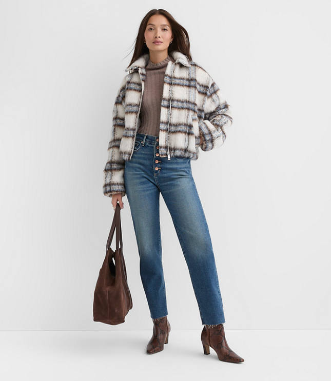 Fresh Cut High Rise Straight Jeans in Authentic Vintage Mid Wash