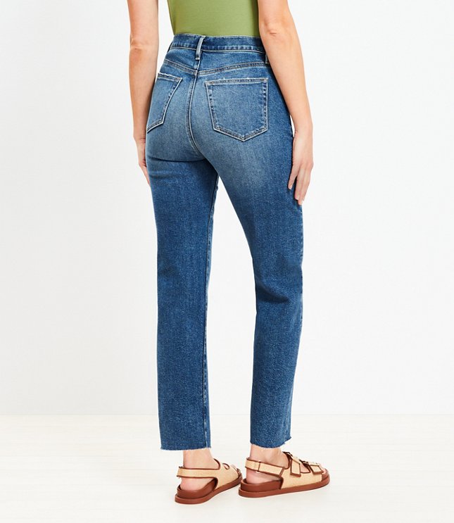 Fresh Cut High Rise Straight Jeans in Authentic Vintage Mid Wash