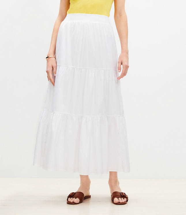 Tiered Maxi Skirt