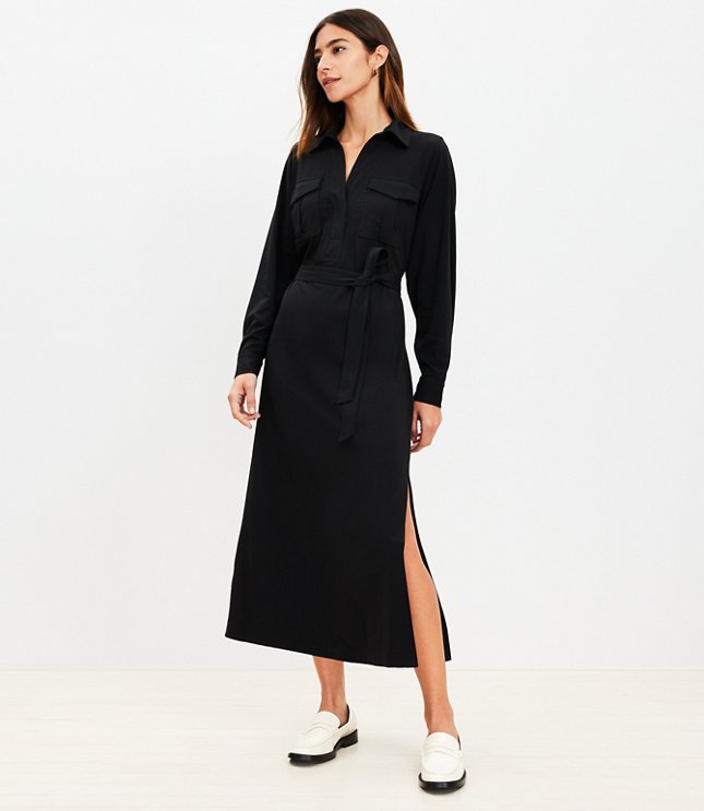 Utility Midi Pocket Dress