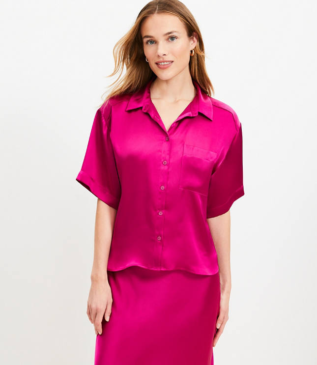 Satin Pocket Shirt