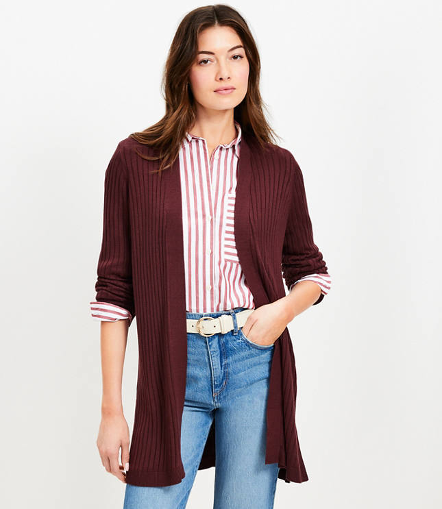 Women s Burgundy Cardigans Loft