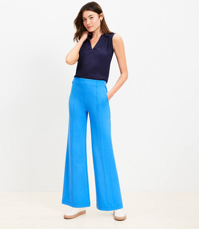 Ponte Wide Leg Pants