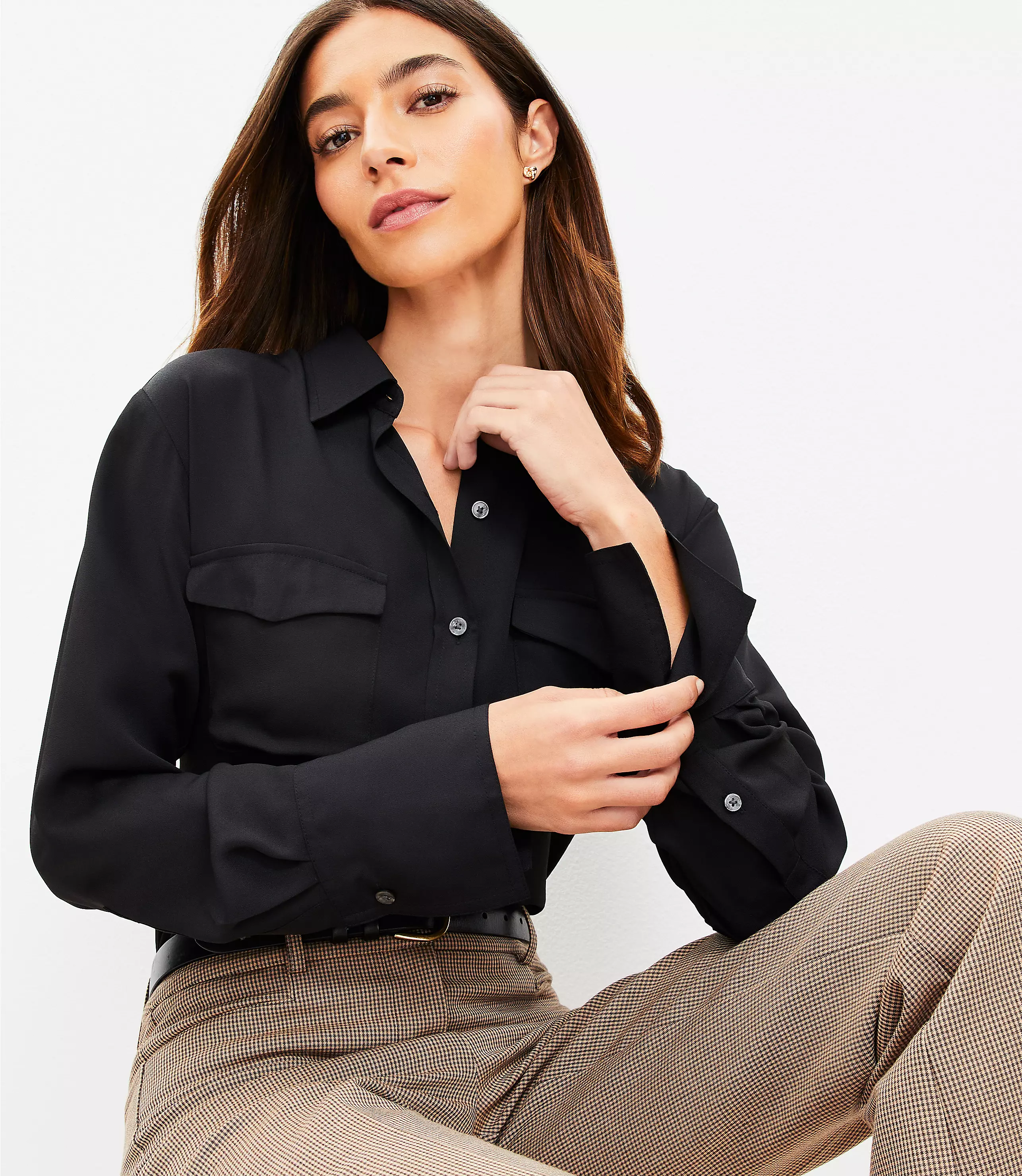 Wide Cuffed Utility Shirt Wide Cuffed Utility Shirt