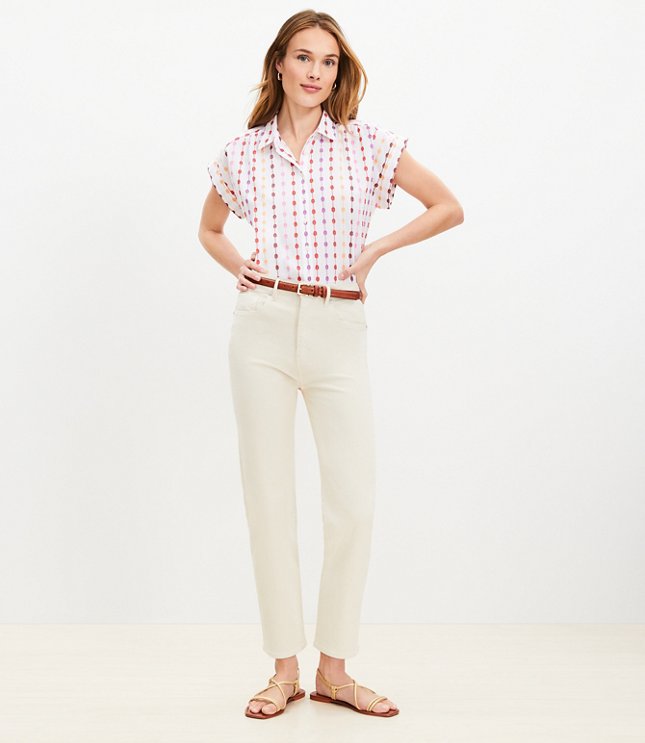 Petite High Rise Slim Jeans Popcorn