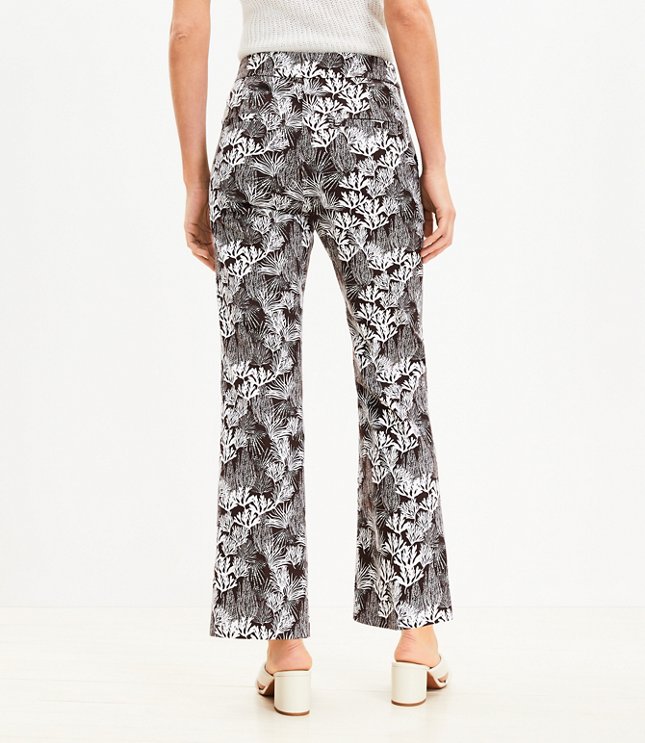 Petite Kick Crop Pants Coral Reef Pique