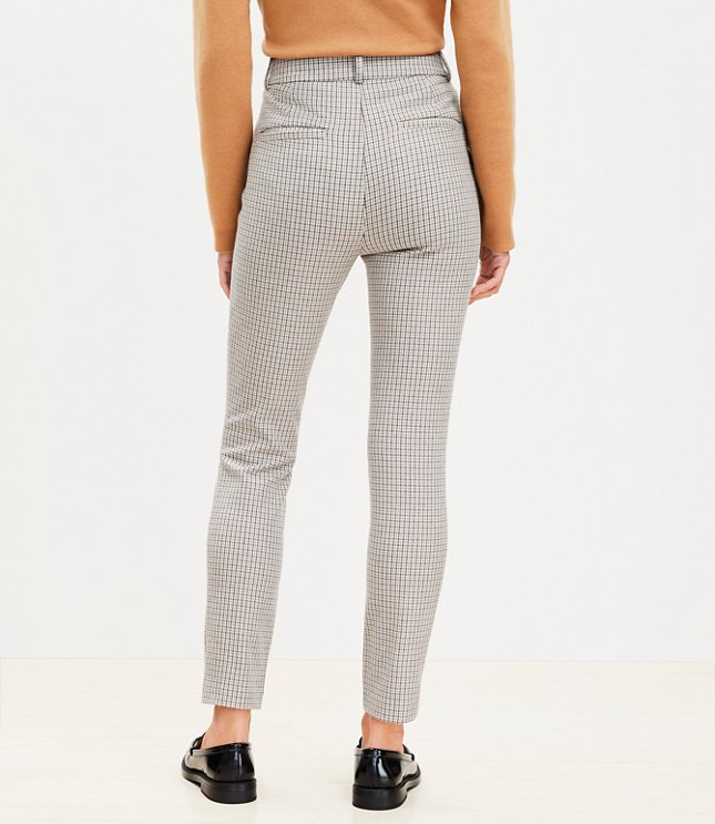 Sutton Skinny Pants Plaid Bi-Stretch