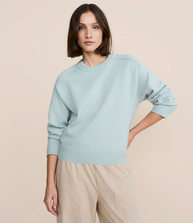 Petite Lou & Grey Oversized Stitched Sweater