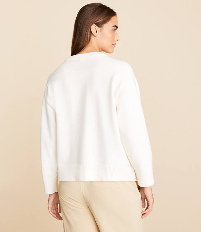 Petite Lou & Grey Oversized Stitched Sweater