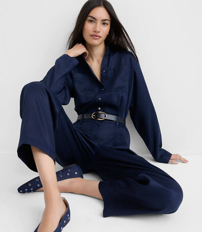 Petite Barrel Jumpsuit