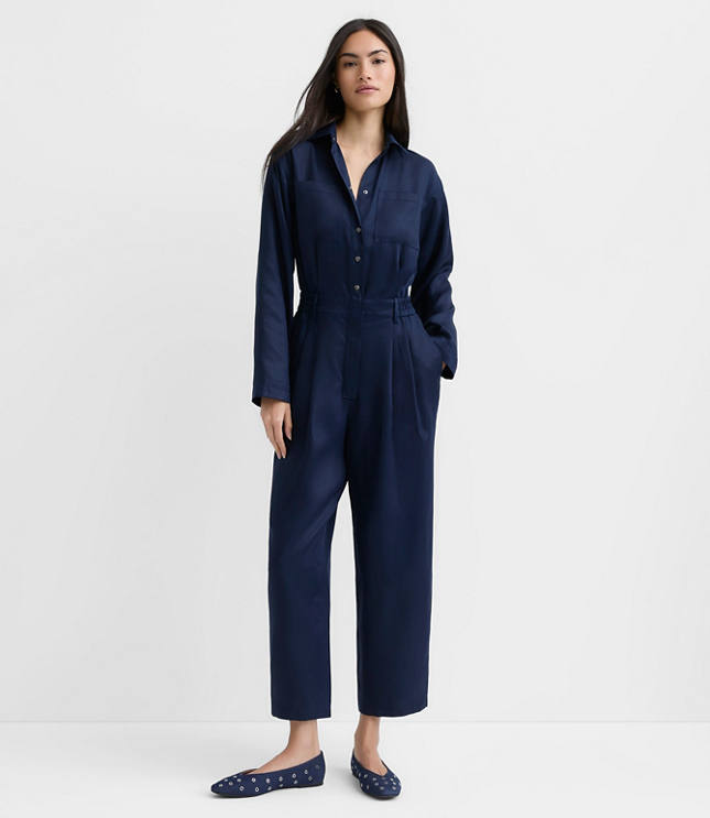 Petite Barrel Jumpsuit