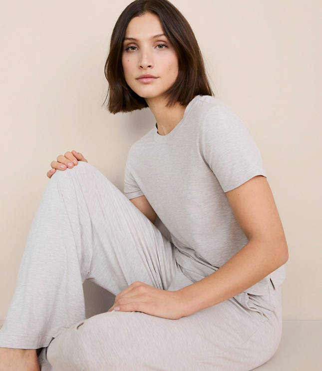 Lou & Grey Heathered Softened Modal Pajama Tee