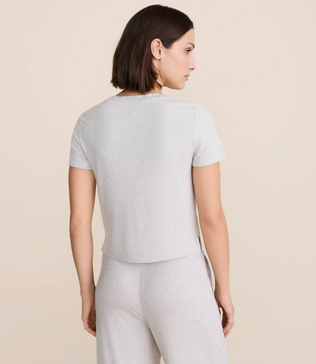 Lou & Grey Heathered Softened Modal Pajama Tee
