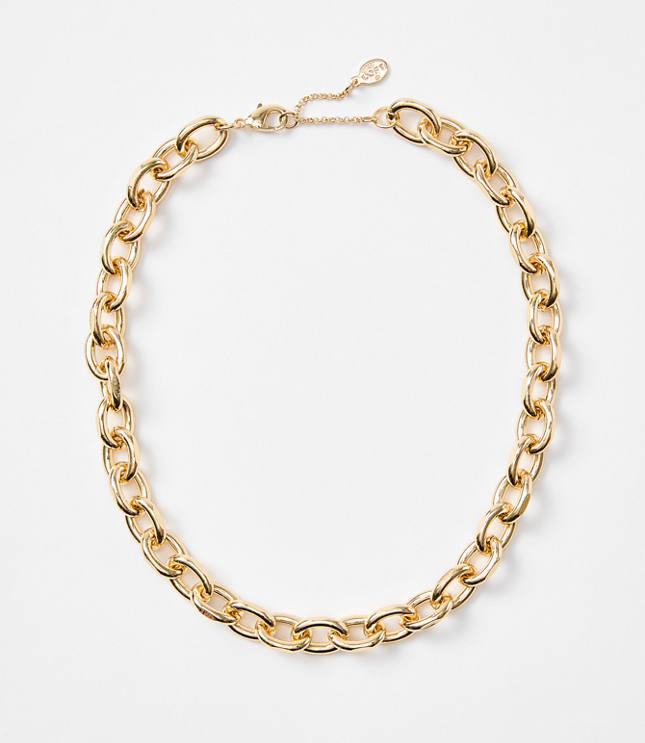 Chain Link Statement Necklace