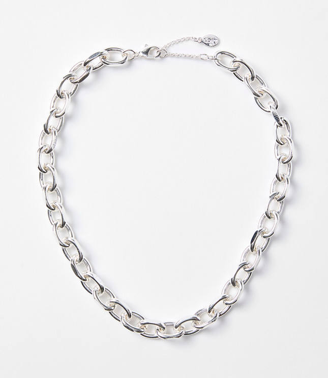 Chain Link Statement Necklace
