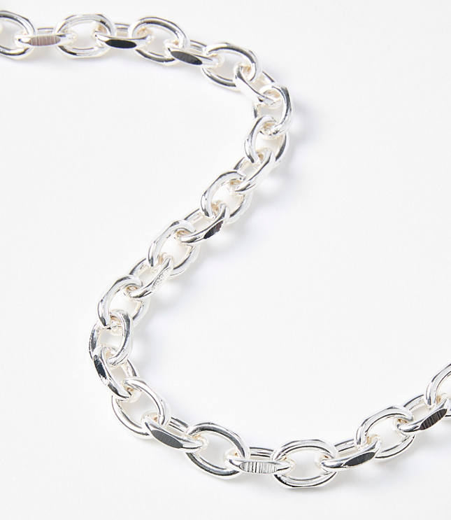 Chain Link Statement Necklace