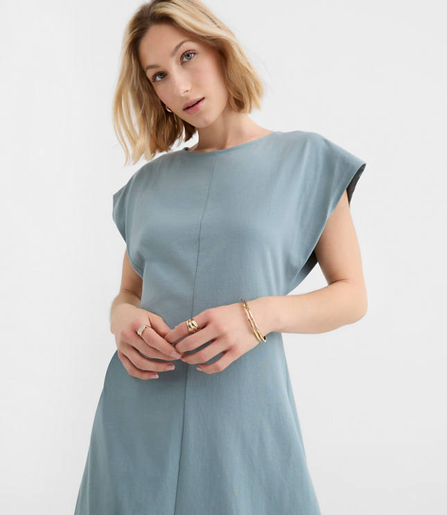 Petite Seamed Sheath Maxi Dress