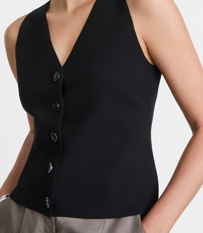 LOFT Versa Sweater Vest Top carousel Product Image 4