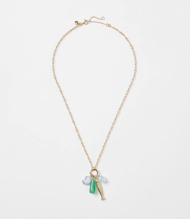 Fish Cluster Pendant Necklace