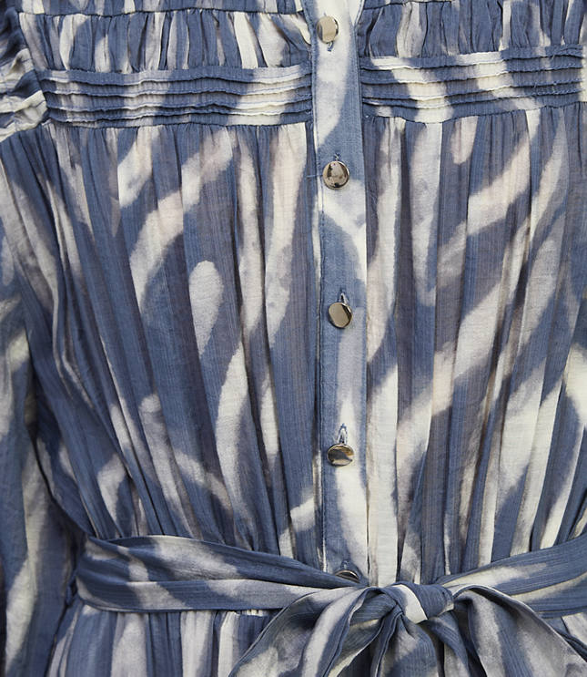 En Saison Rosalie Mixed Media Midi Dress