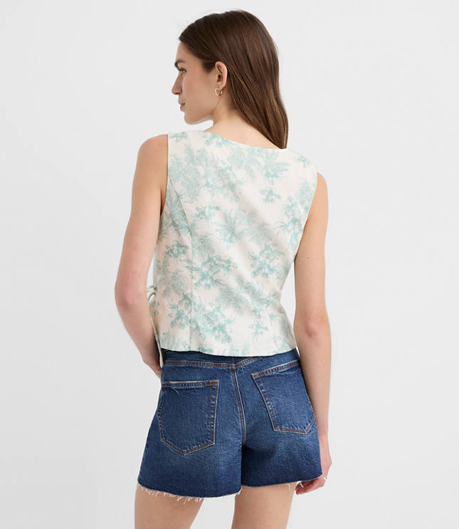 Garden Linen Cotton Wrap Tank Top