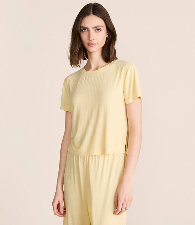 Lou & Grey Ribbed Pajama Tee
