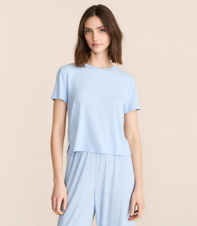 Lou & Grey Ribbed Pajama Tee