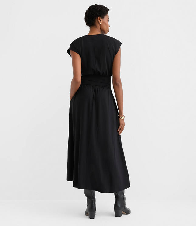 Tall Cap Sleeve Maxi Pocket Dress