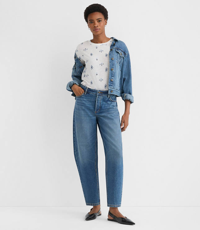 Petite Floral Everyday Crew Tee