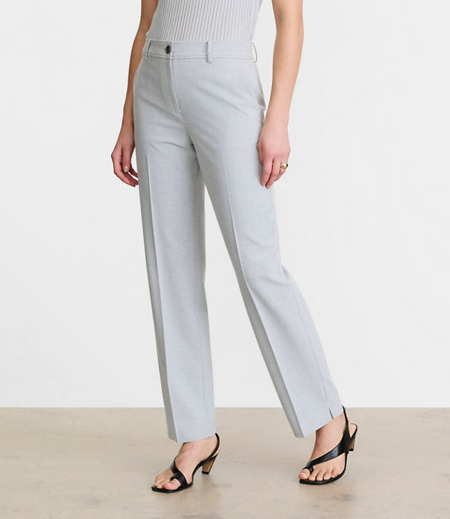 Petite LOFT Versa Seasonless Stretch Slim Pants in Heather