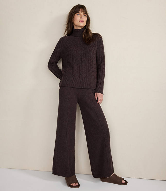 Haven Well Within Organic Cotton Blend Pintuck Wide Leg Pants