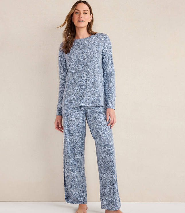 Haven Well Within Organic Cotton Jersey Animal Print Pajama Pants