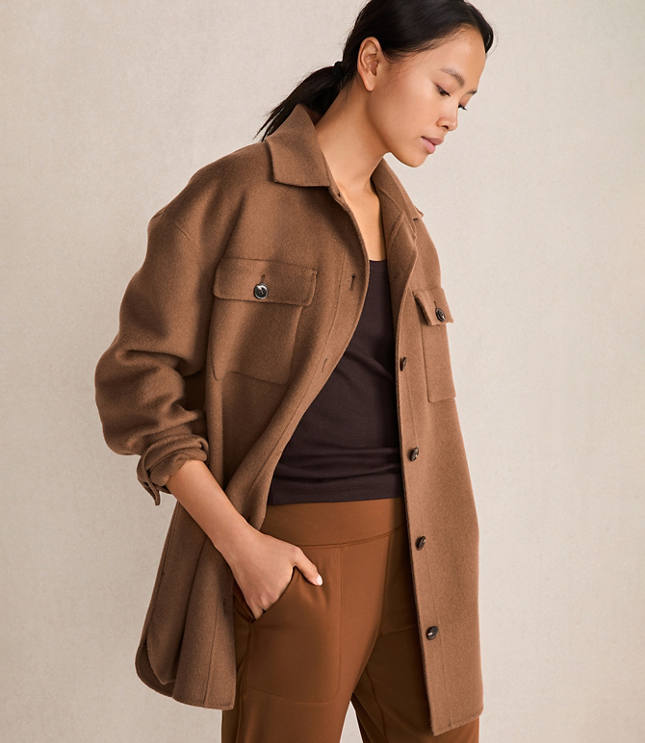 Haven Well Within Wool Blend Oversized Shacket