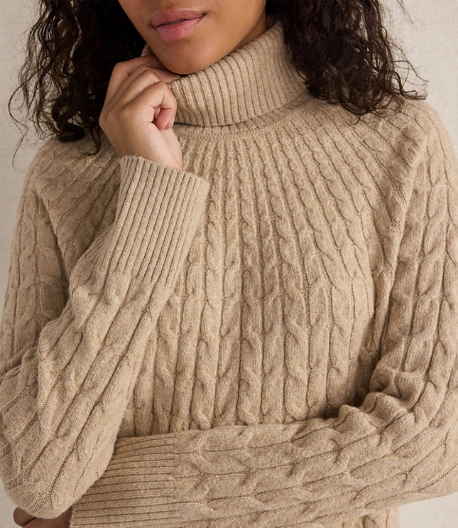 Haven Well Within Organic Cotton Blend Gradient Cable Sweater carousel Product Image 3