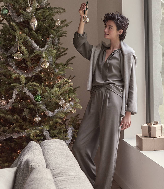 Haven Well Within Washed Split Neck Top