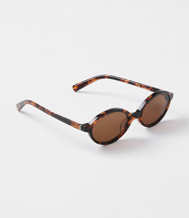 LOFT Versa Small Round Sunglasses