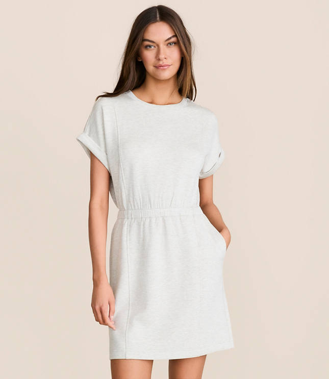 Petite Lou & Grey Heathered Scubasoft Mini Pocket Dress