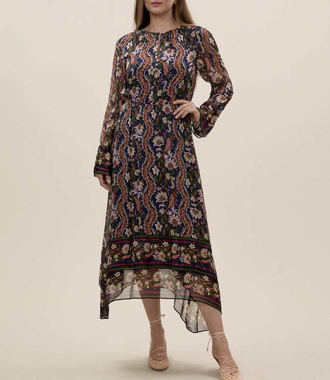 Rebecca Taylor Isha Long Sleeve Dress