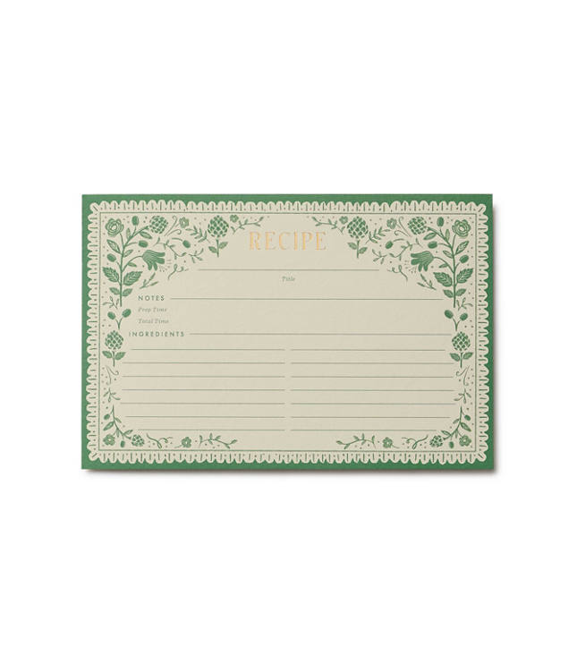 Rifle Paper Co. Artichoke Recipe Cards