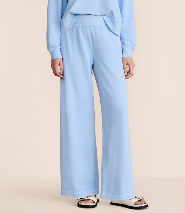 Petite Lou & Grey Cozy Cotton Wide Leg Sweatpants