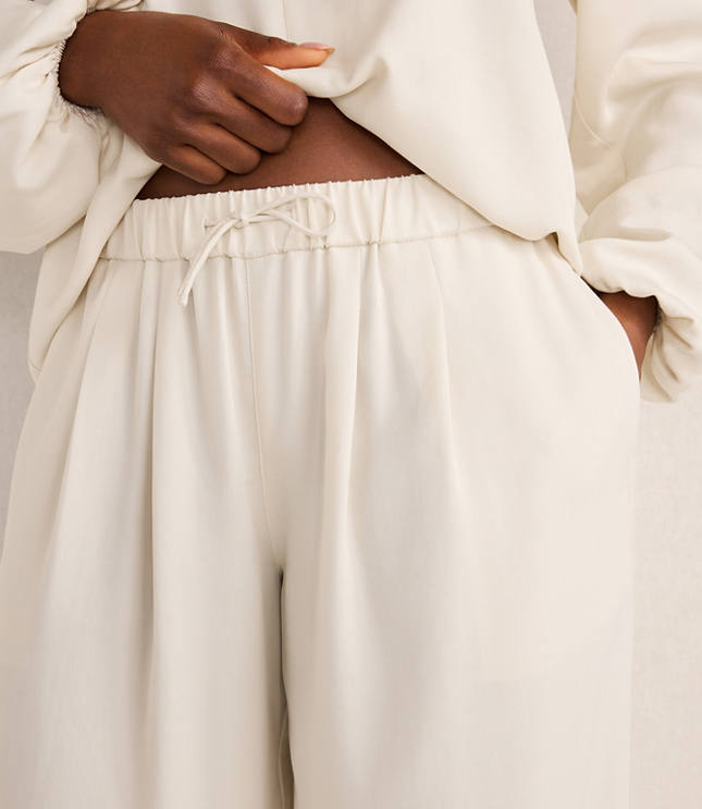 Haven Well Within Washed Pleated Straight Leg Pants