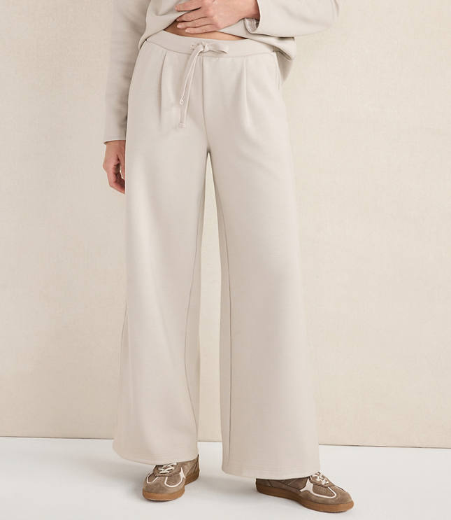 Haven Well Within Soft-Brushed Fleece Wide Leg Pants