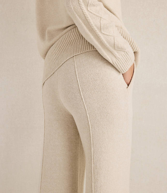 Haven Well Within Organic Cotton Blend Pintuck Wide Leg Pants