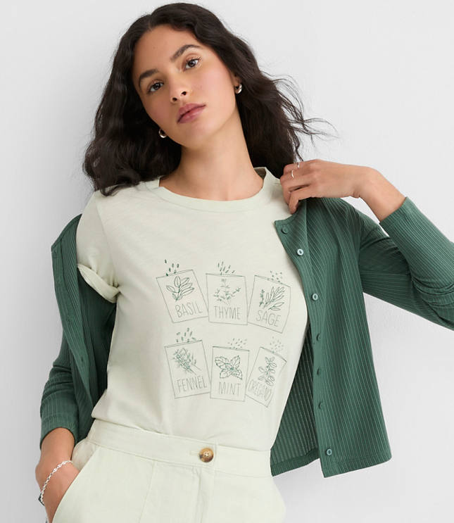 Petite Herb Garden Everyday Crew Tee